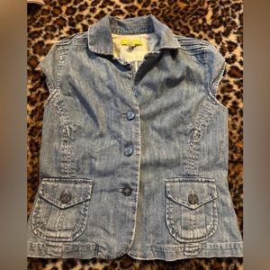 Y2K denim Vest